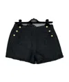 Edward Achour Paris Xiaoxiang Tasteless Shorts In Black