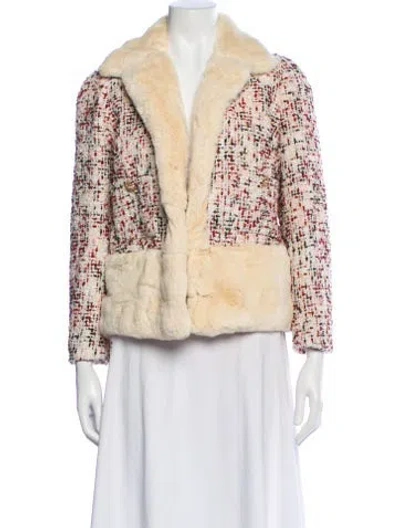 Pre-owned Edward Achour Printed Fur Jacket