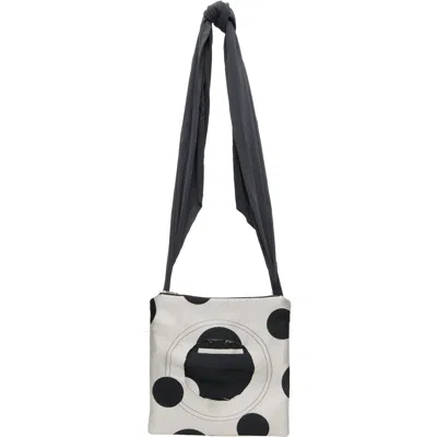 Edward Cuming Black & Gray Pocket Bag In Black-silver