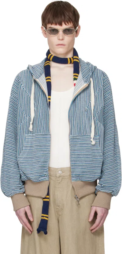 Edward Cuming Blue Flex Hoodie