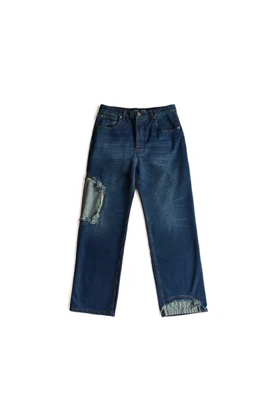 Edward Cuming Circle Window Denim Jean Blue- 2023