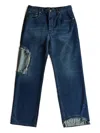 Edward Cuming Circle Window Jeans In Blue