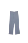 Edward Cuming Crinkle Cotton Yoryu Tailored Trousers Blue