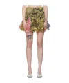 Edward Cuming Godet Miniskirt In Green