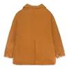 Edward Cuming Half Lined Bleached Sag Burnt Orange Blazer In Orange