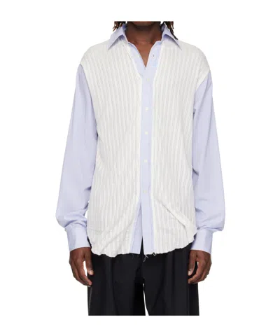 Edward Cuming Kitchen Boxing Day Collared Shirt In White