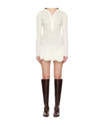 Edward Cuming Kitchen Madame Rat Stretch Mini Dress In White