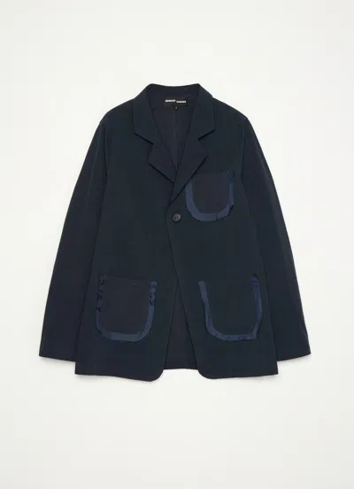 Edward Cuming Layerd Tech Blazer Dark Blue