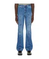 Edward Cuming Patchwork Denim Pants In Blue