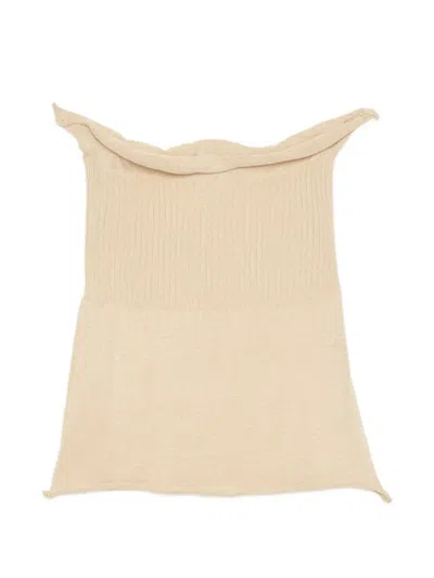 Edward Cuming Ruffled Top In Brown