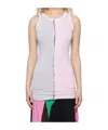 Edward Cuming Ruffled Vest In Multi