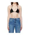 Edward Cuming Sequined Bra In Black