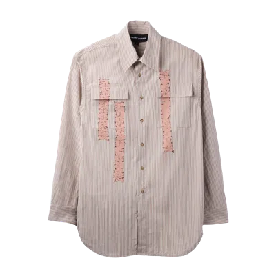 Edward Cuming Typewriter Work Shirt Brown