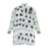 Edward Cuming White Polka Blouse In Multi