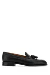 EDWARD GREEN BLACK LEATHER BELGRAVIA LOAFERS