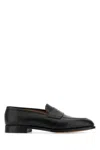 EDWARD GREEN BLACK LEATHER PICCADILLY LOAFERS