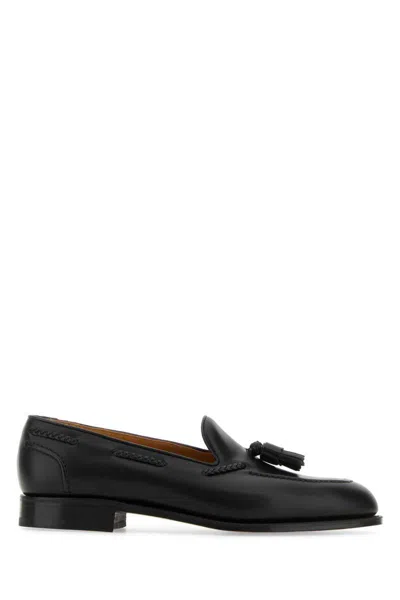 Edward Green Belgravia Black Calf Tassel Loafer