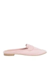 Edward Woman Mules & Clogs Pink Size 5 Leather In Pink