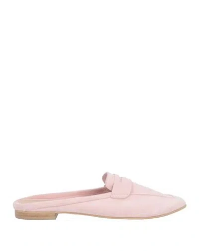 Edward Woman Mules & Clogs Pink Size 5 Leather