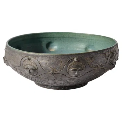 Pre-owned Edwin And Mary Scheier Edwin & Mary Scheier Bowl In Gray