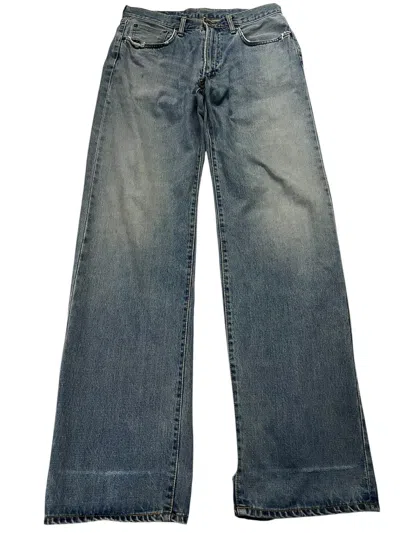 Pre-owned Edwin Baggyvintage  505 Distressed Selvedge Faded Jean In Blue