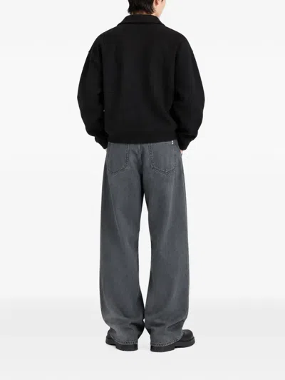 Edwin Bamba Pleated Jeans In Gray