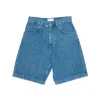 Edwin Bermuda Man  Worker Blue - Light Stone Washed In Blue