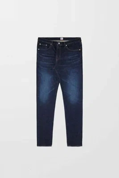 Pre-owned Edwin Blue Dark Used Skinny Jeans
