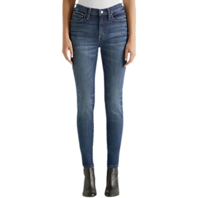 Edwin Candice High Rise Skinny Jeans In Deja Blue In Multi