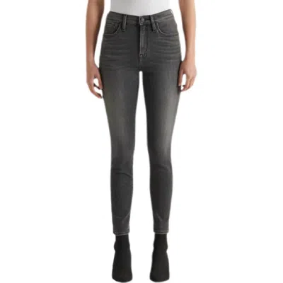 Edwin Candice High Rise Skinny Jeans In Knight Ryder In Gray