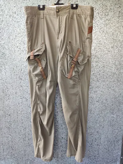Pre-owned Edwin Cargo Pants Tactical Siries In Brown