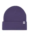 Edwin Logo-patch Beanie Hat In Purple