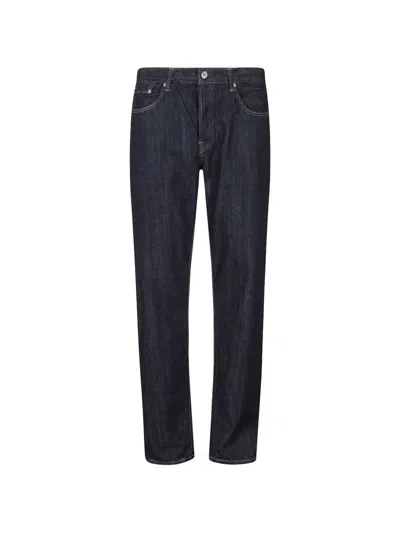 EDWIN CONTRAST-STITCH JEANS
