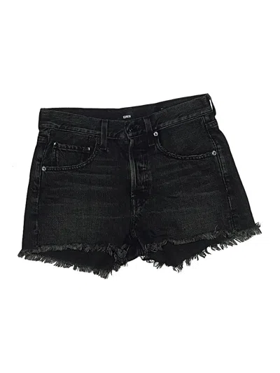 Pre-owned Edwin Denim Shorts In Black