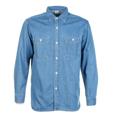 Edwin Denim Work Shirt Blue