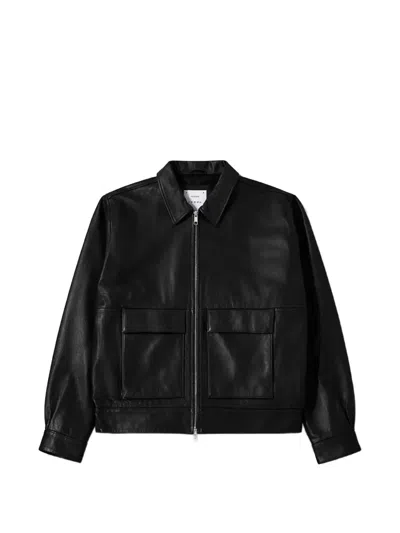 Edwin Dogma Pocket Zip Jacket In Black