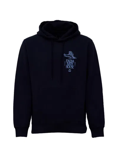 Edwin Ekoda Bath House Hoodie In Silver