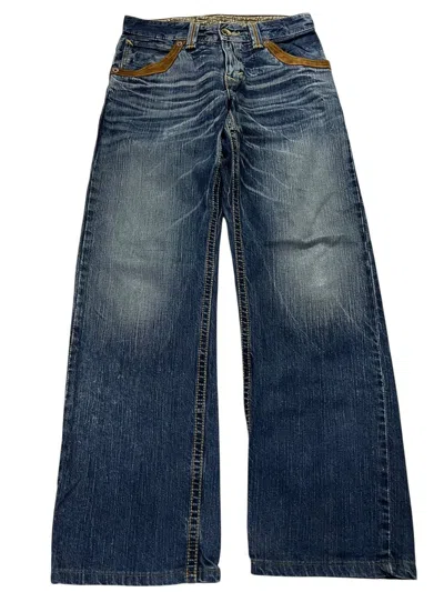 Pre-owned Edwin Exclusive Vintage Buffalo Head Jeans In Blue