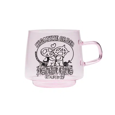 Edwin Glass Coffee Cup Pink