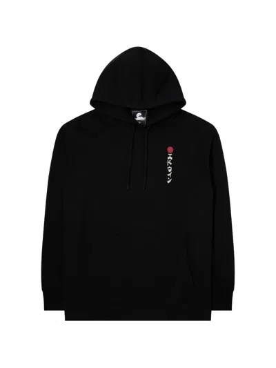 Edwin Graphic-print Hoodie In Black