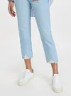 EDWIN HANA CROP JEAN IN DESTRUCTED CALM DOWN