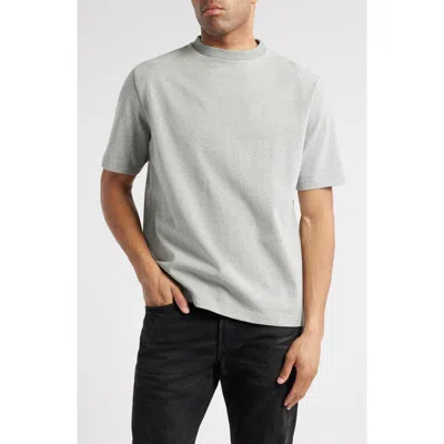Edwin Heathered Grey Cotton T-shirt