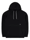 Edwin Hooded Contrasted Couture Sweatshirt In Black