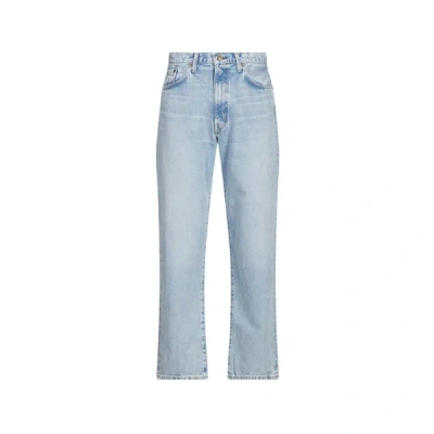 Edwin Jean Cinq Poches En Coton In Blue
