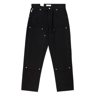 Edwin Jeans Man  Double Knee Tyrell In Black