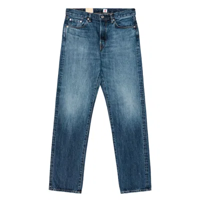 Edwin Jeans Man  Straight Regular Japan In Blue