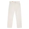 Edwin Jeans Man  Straight Regular Japan In White