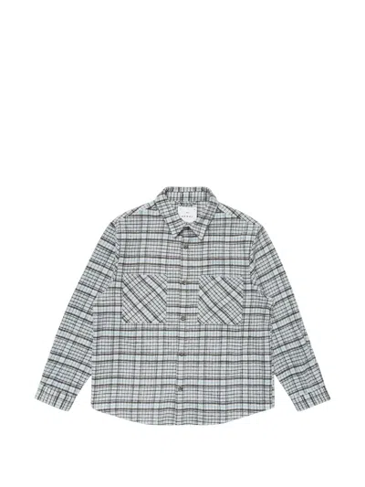 Edwin Julius Check-pattern Shirt In Multi