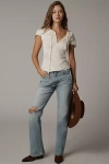Edwin Kadence High-rise Straight-leg Jeans In Blue