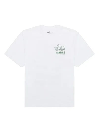 Edwin Kamera Graphic T-shirt In White